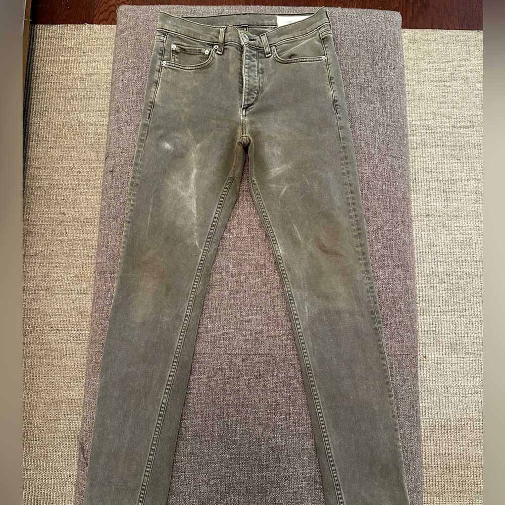 Rag & Bone Olive slim Jeans
